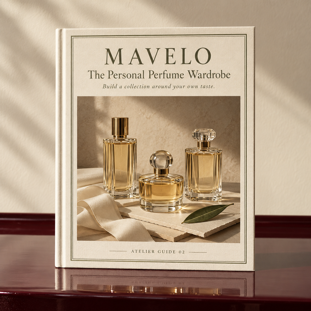 Cover of The Personal Perfume Wardrobe, a digital PDF guide.
